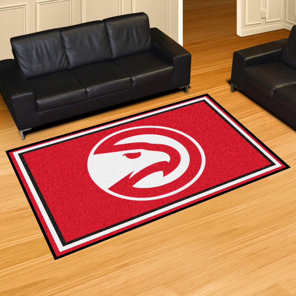 Fanmats - NBA - Atlanta Hawks 5x8 Rug 59.5''x88''