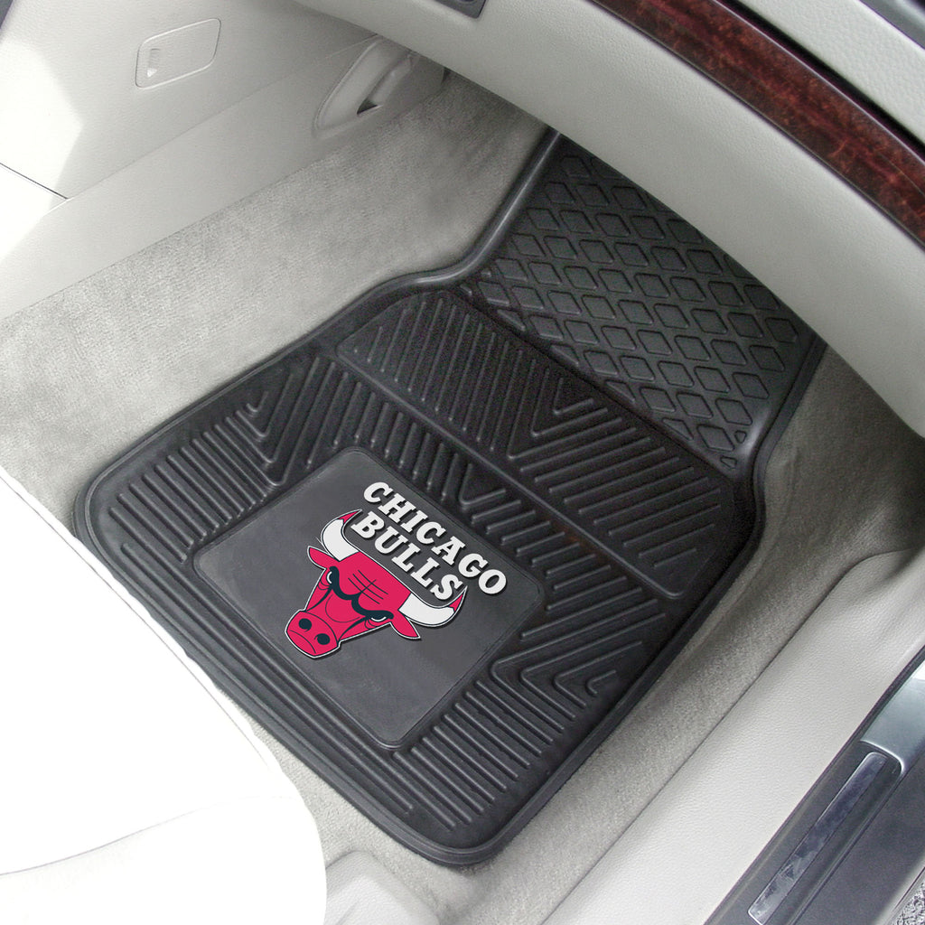 Fanmats - NBA - Chicago Bulls 2-pc Vinyl Car Mat Set 17''x27''
