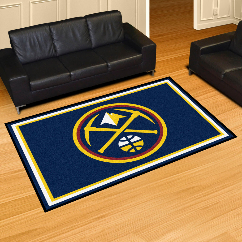 Fanmats - NBA - Denver Nuggets 5x8 Rug 59.5''x88''
