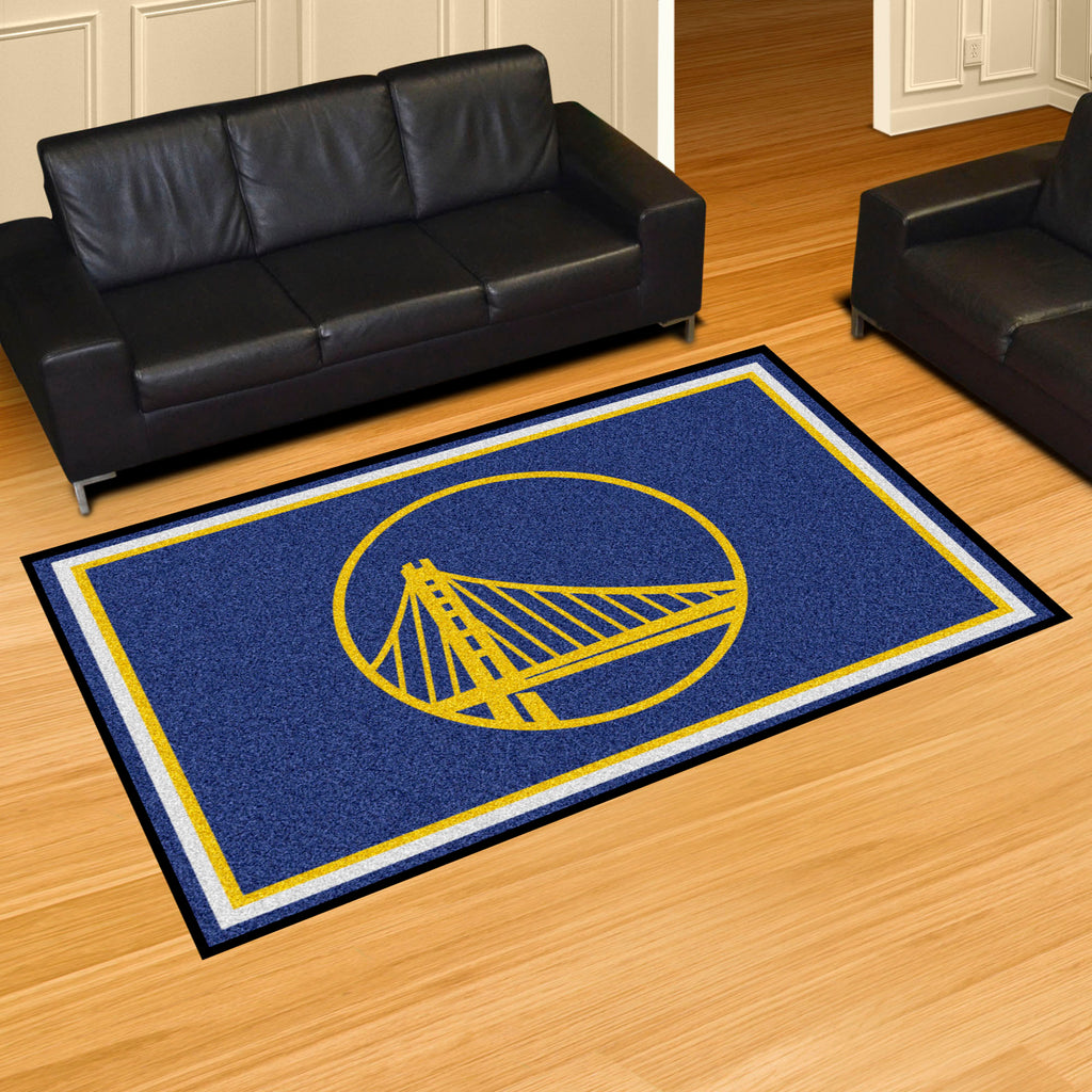 Fanmats - NBA - Golden State Warriors 5x8 Rug 59.5''x88''