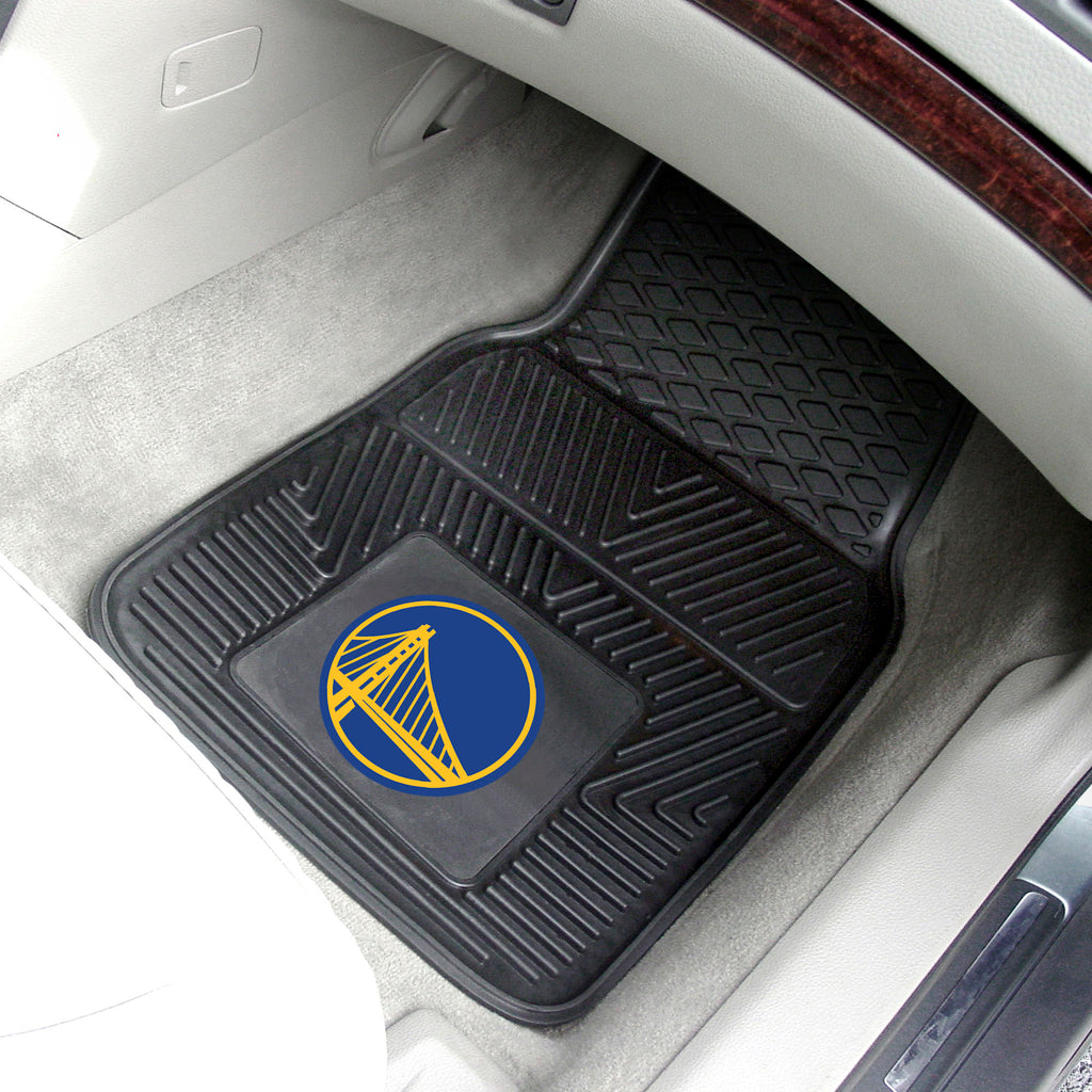 Fanmats - NBA - Golden State Warriors 2-pc Vinyl Car Mat Set 17''x27''