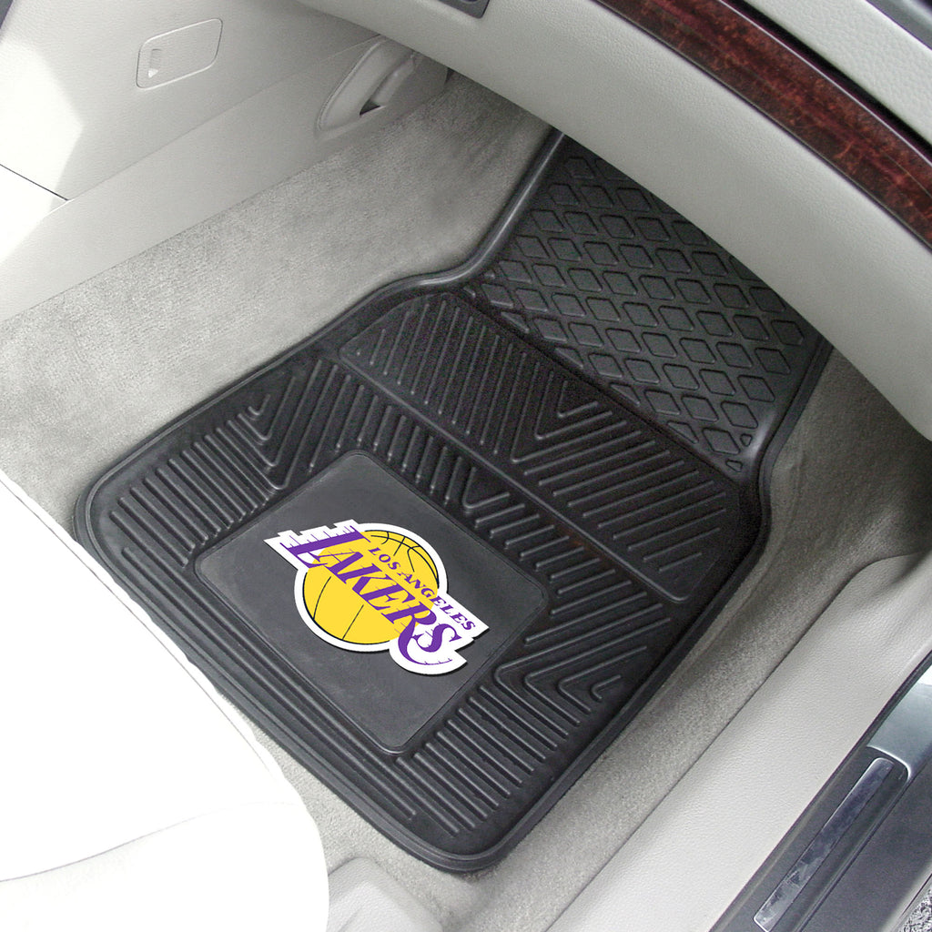Fanmats - NBA - Los Angeles Lakers 2-pc Vinyl Car Mat Set 17''x27''
