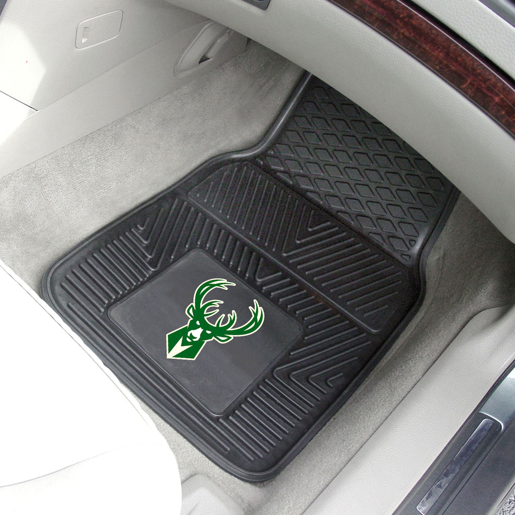 Fanmats - NBA - Milwaukee Bucks 2-pc Vinyl Car Mat Set 17''x27''