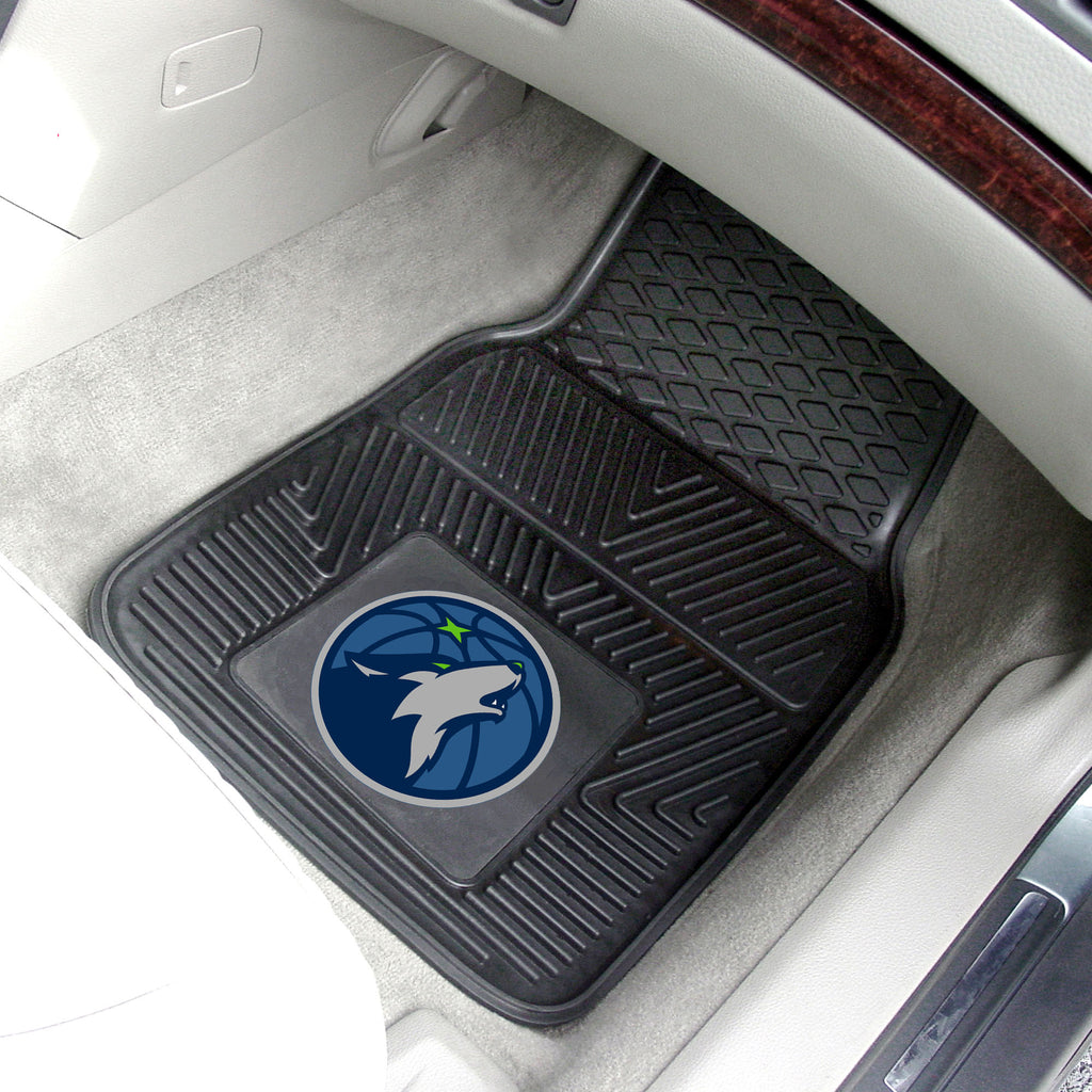 Fanmats - NBA - Minnesota Timberwolves 2-pc Vinyl Car Mat Set 17''x27''