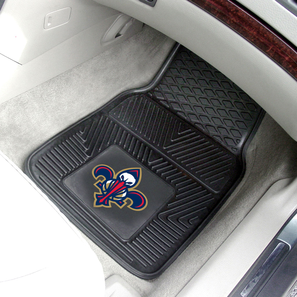 Fanmats - NBA - New Orleans Pelicans 2-pc Vinyl Car Mat Set 17''x27''