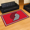 Fanmats - NBA - Portland Trail Blazers 5x8 Rug 59.5''x88''