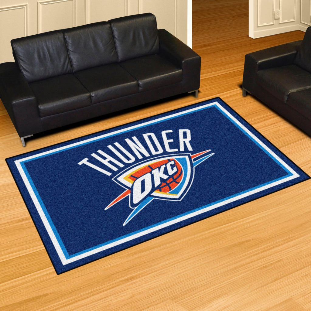 Fanmats - NBA - Oklahoma City Thunder 5x8 Rug 59.5''x88''