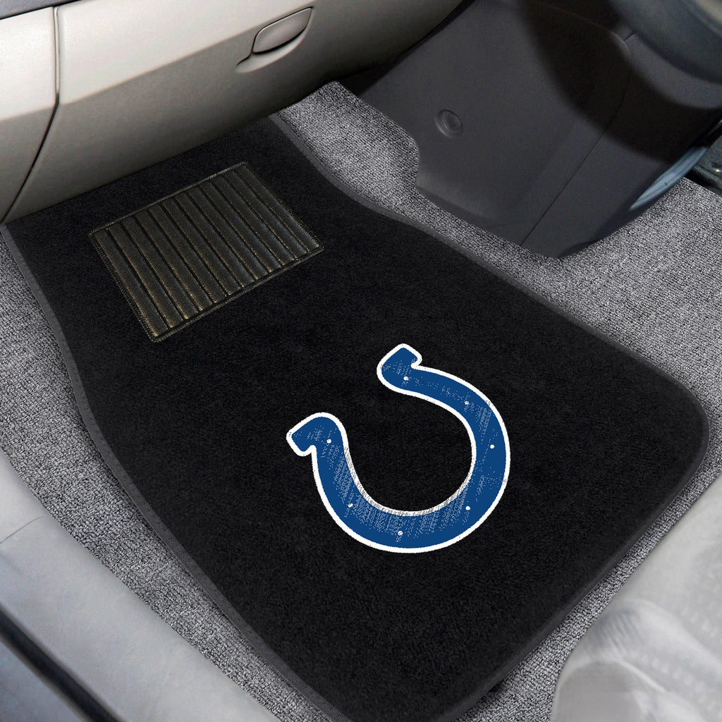 Fanmats - NFL - Indianapolis Colts 2-pc Embroidered Car Mat Set 17''x25.5''