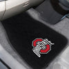 Fanmats - Ohio State University 2-pc Embroidered Car Mat Set 17''x25.5''