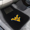 Fanmats - West Virginia University 2-pc Embroidered Car Mat Set 17''x25.5''