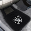 Fanmats - NFL - Oakland Raiders 2-pc Embroidered Car Mat Set 17''x25.5''