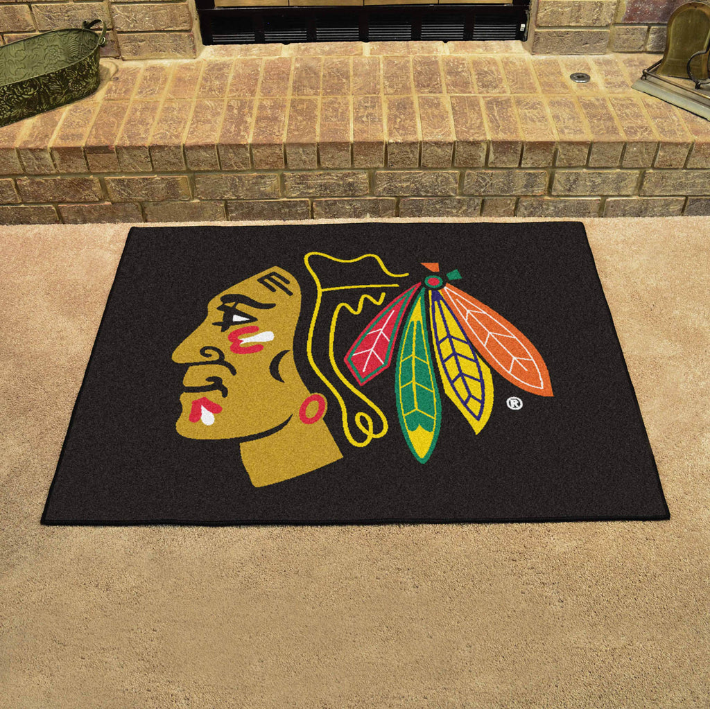 Fanmats - NHL - Chicago Blackhawks All-Star Mat 33.75''x42.5''