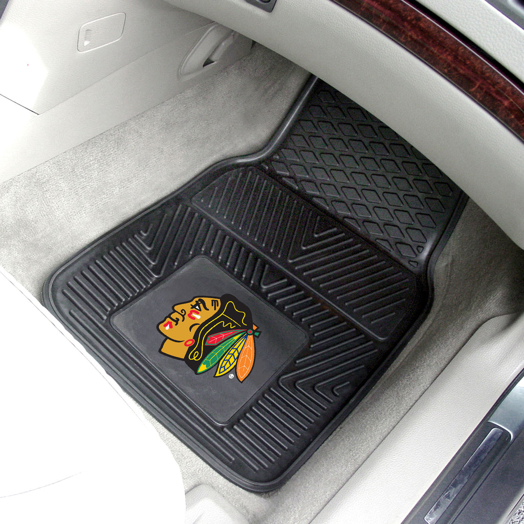 Fanmats - NHL - Chicago Blackhawks 2-pc Vinyl Car Mat Set 17''x27''