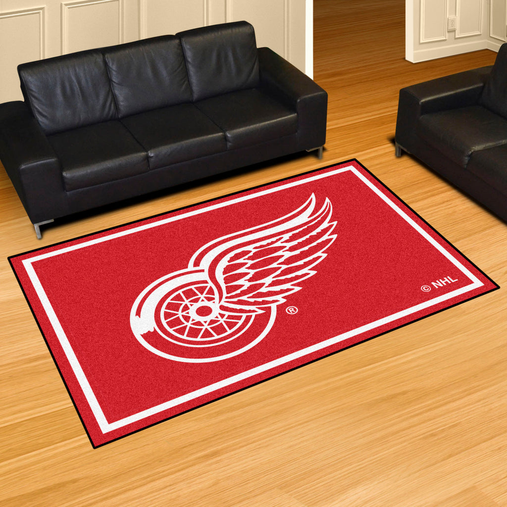 Fanmats - NHL - Detroit Red Wings 5x8 Rug 59.5''x88''