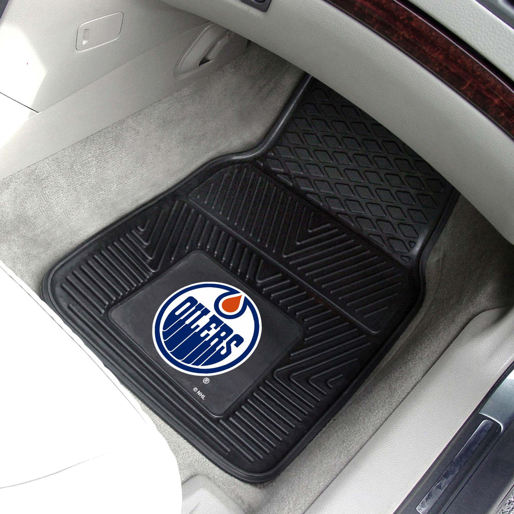 Fanmats - NHL - Edmonton Oilers 2-pc Vinyl Car Mat Set 17''x27''
