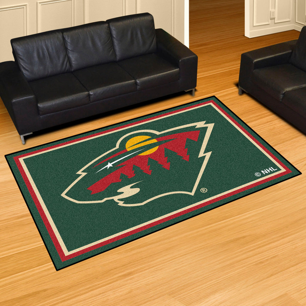 Fanmats - NHL - Minnesota Wild 5x8 Rug 59.5''x88''