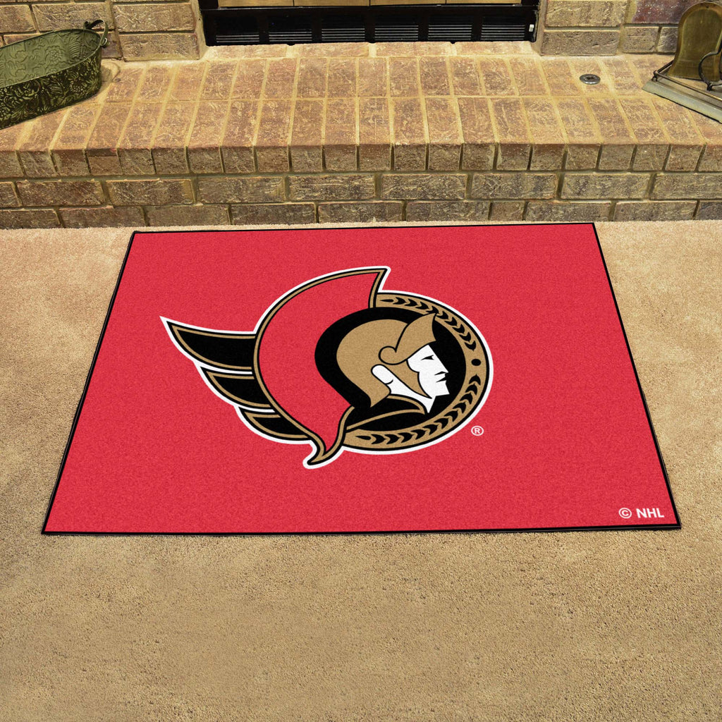 Fanmats - NHL - Ottawa Senators All-Star Mat 33.75''x42.5''