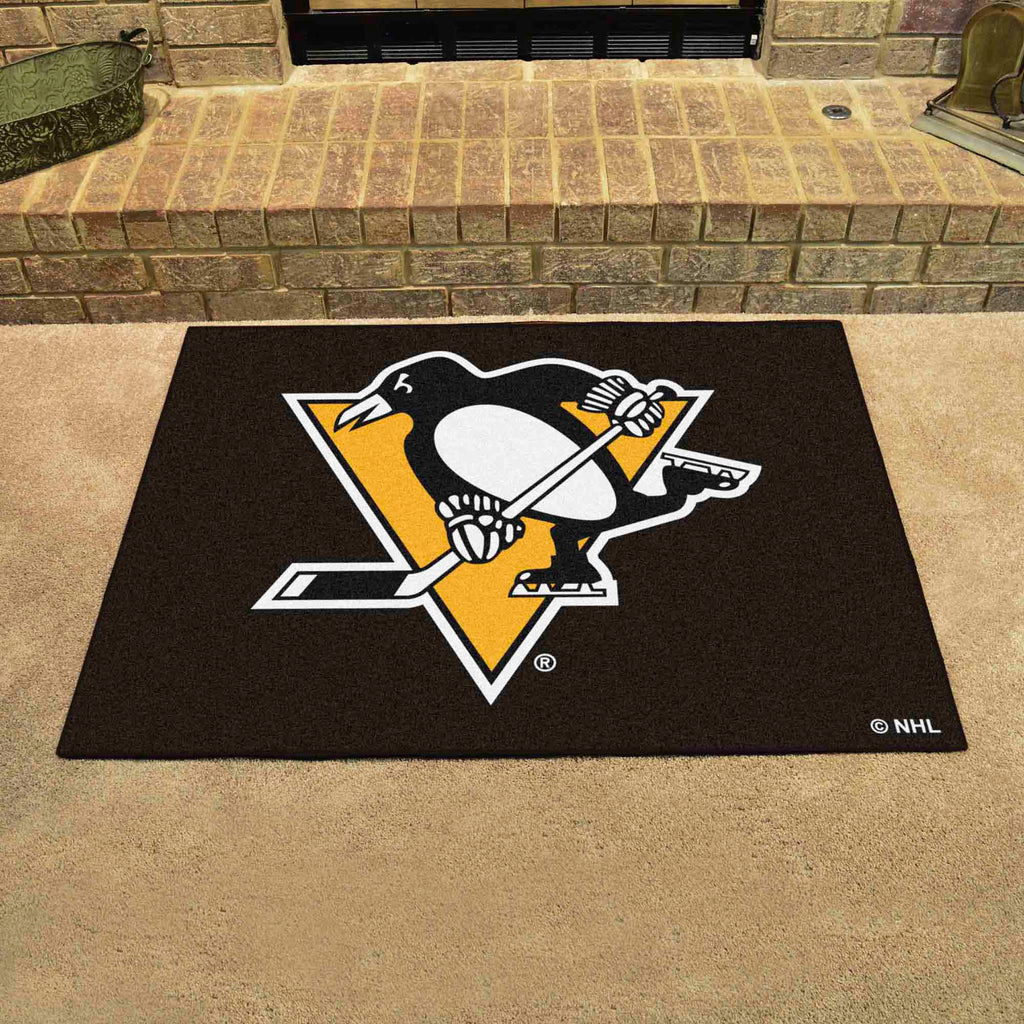 Fanmats - NHL - Pittsburgh Penguins All-Star Mat 33.75''x42.5''
