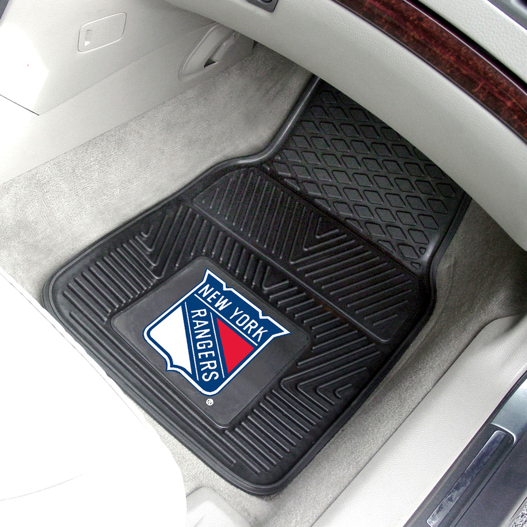 Fanmats - NHL - New York Rangers 2-pc Vinyl Car Mat Set 17''x27''