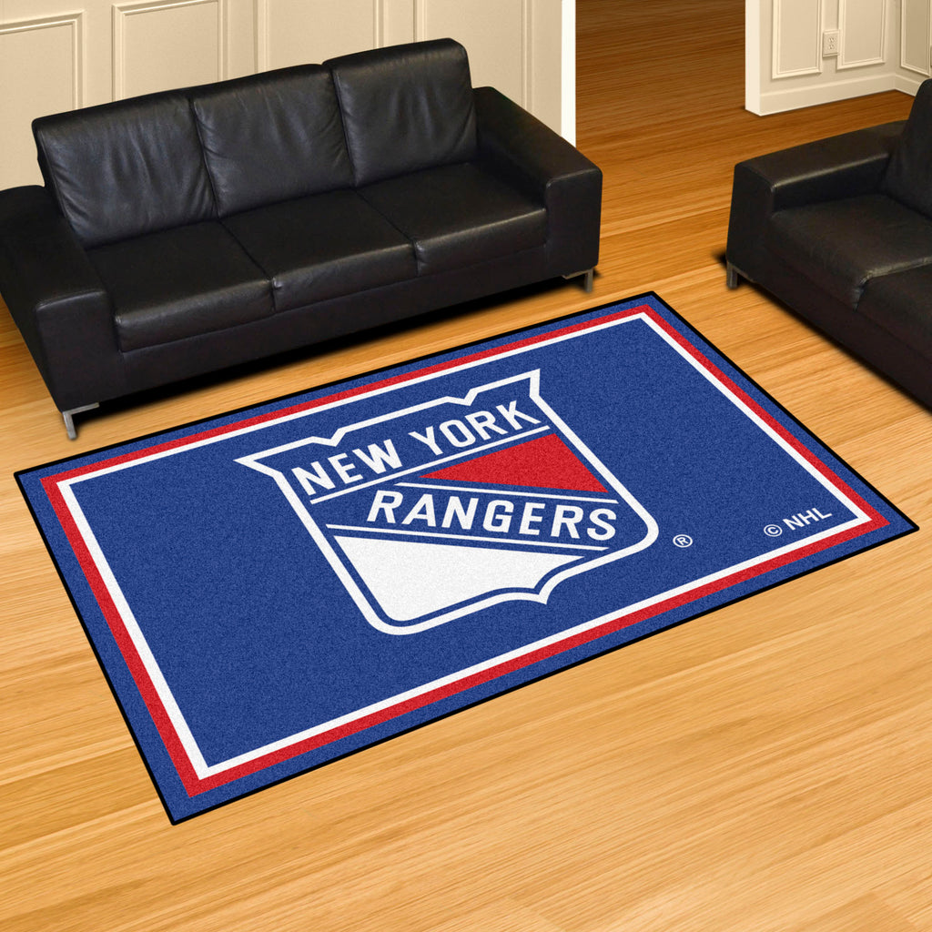 Fanmats - NHL - New York Rangers 5x8 Rug 59.5''x88''