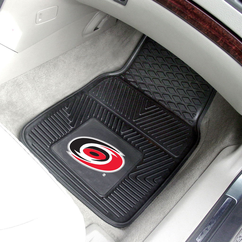 Fanmats - NHL - Carolina Hurricanes 2-pc Vinyl Car Mat Set 17''x27''