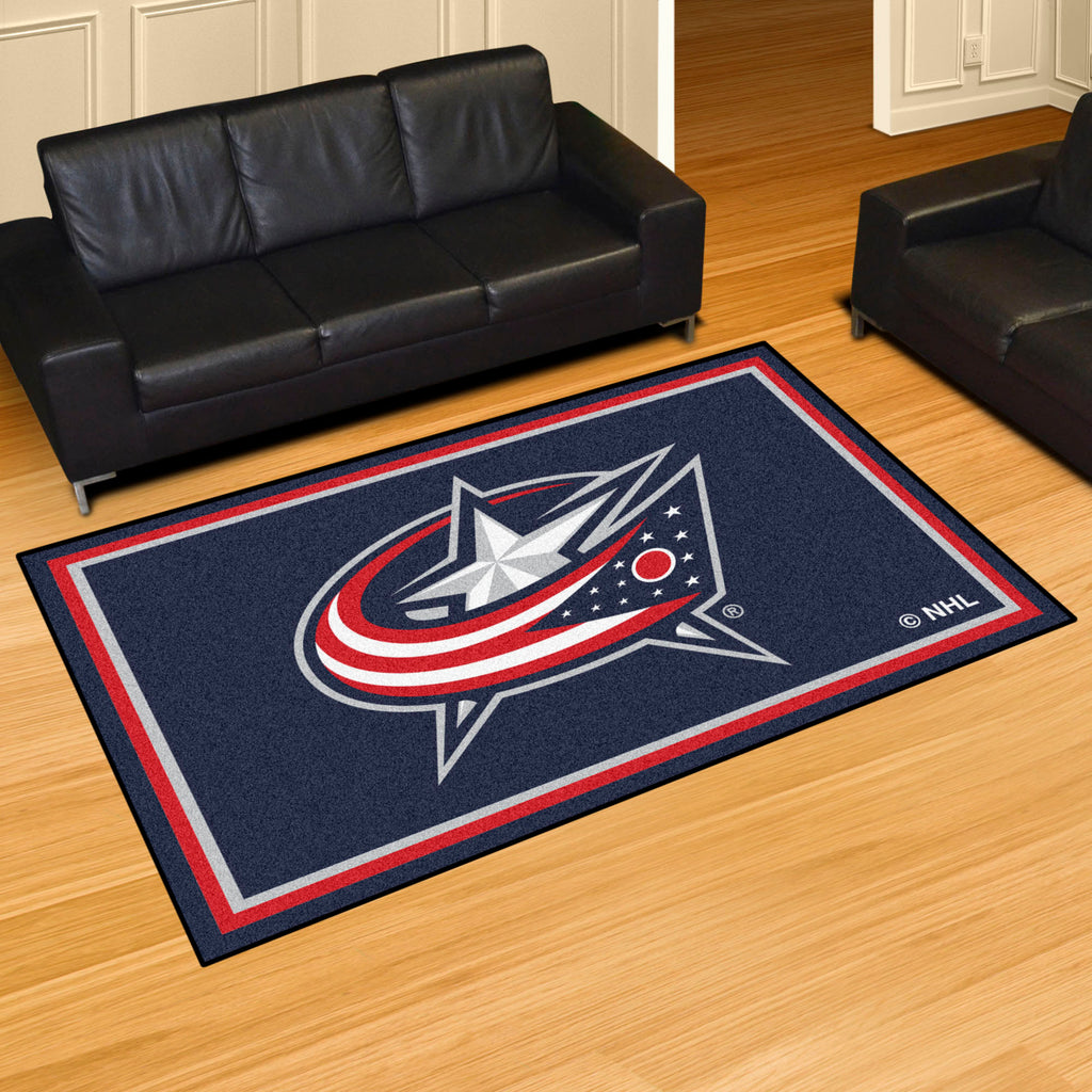 Fanmats - NHL - Columbus Blue Jackets 5x8 Rug 59.5''x88''