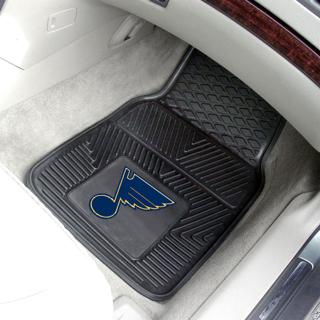 Fanmats - NHL - St. Louis Blues 2-pc Vinyl Car Mat Set 17''x27''