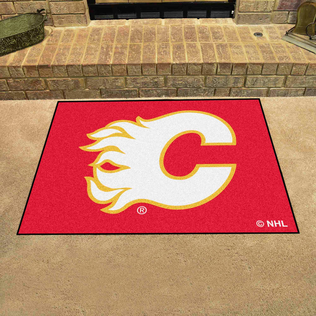 Fanmats - NHL - Calgary Flames All-Star Mat 33.75''x42.5''