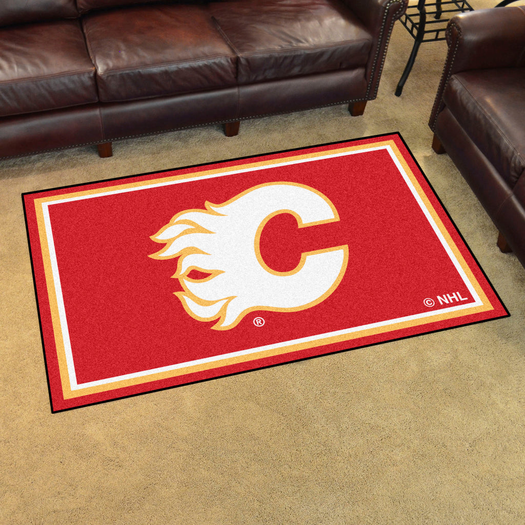 Fanmats - NHL - Calgary Flames 4x6 Rug 44''x71''