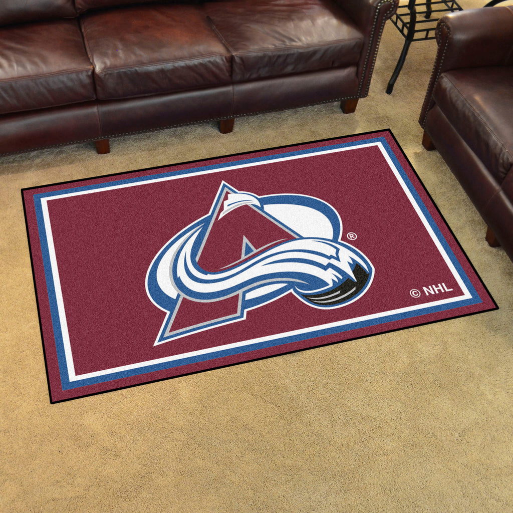 Fanmats - NHL - Colorado Avalanche 4x6 Rug 44''x71''