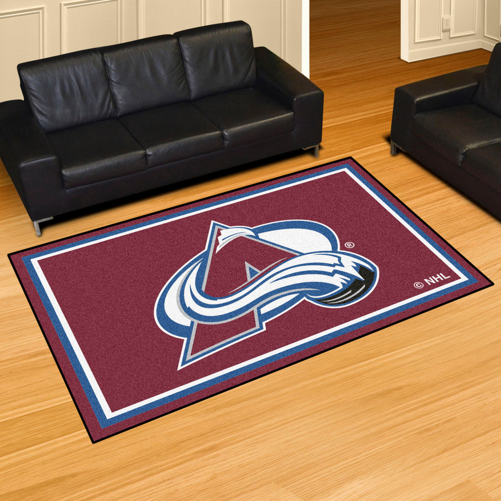 Fanmats - NHL - Colorado Avalanche 5x8 Rug 59.5''x88''