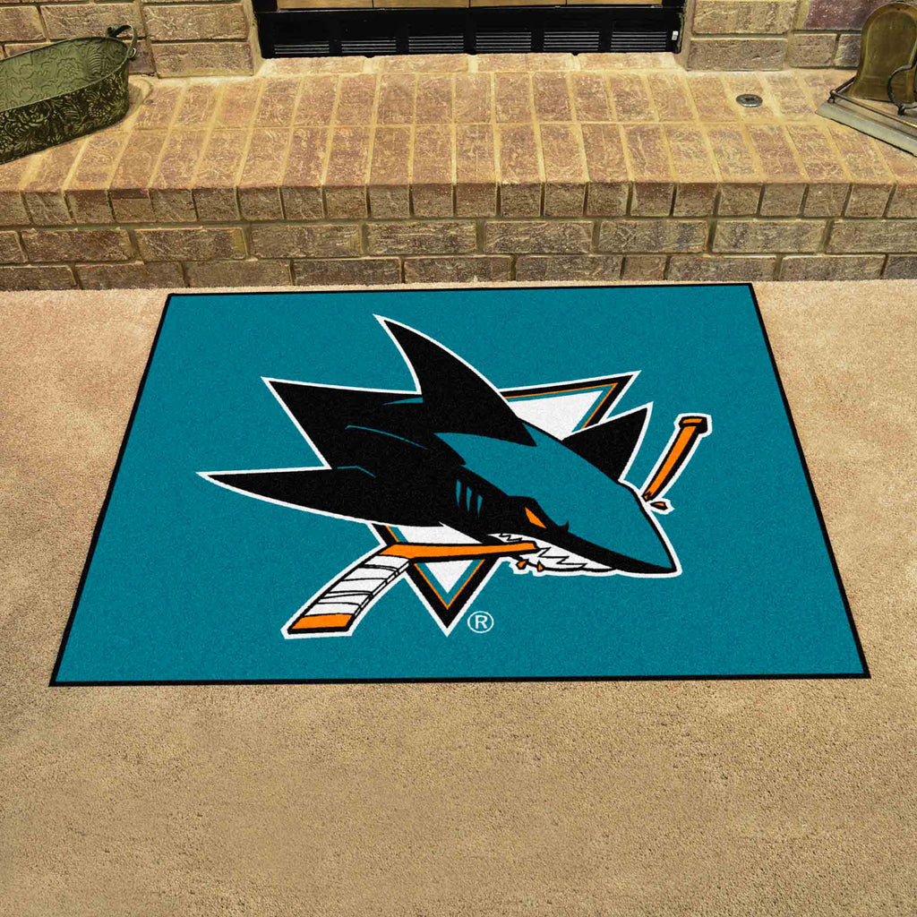 Fanmats - NHL - San Jose Sharks All-Star Mat 33.75''x42.5''