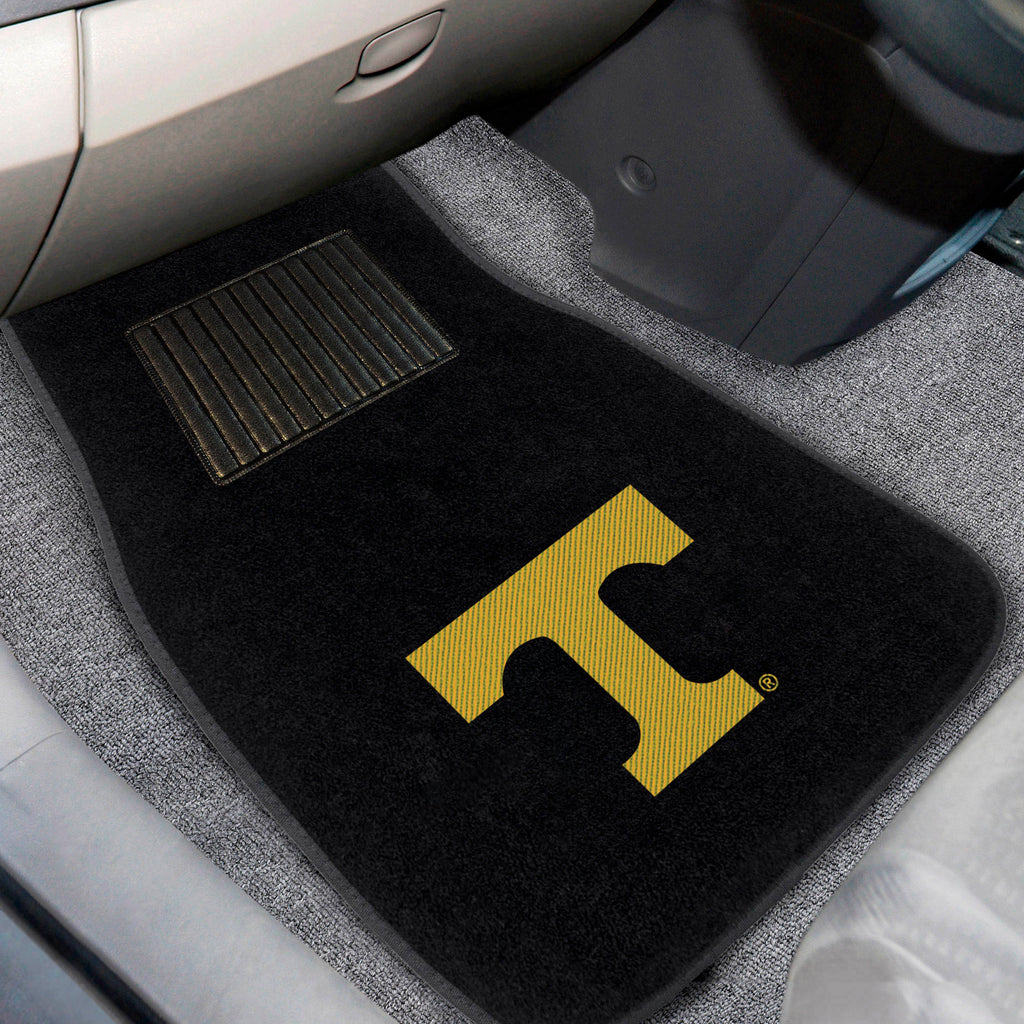 Fanmats - University of Tennessee 2-pc Embroidered Car Mat Set 17''x25.5''