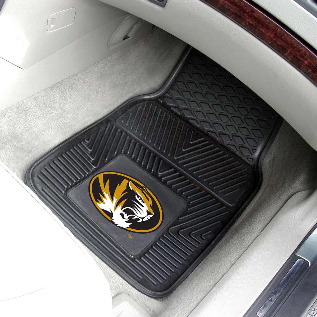 Fanmats - University of Missouri 2-pc Vinyl Car Mat Set 17''x27''