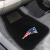 Fanmats - NFL - New England Patriots 2-pc Embroidered Car Mat Set 17''x25.5''