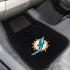Fanmats - NFL - Miami Dolphins 2-pc Embroidered Car Mat Set 17''x25.5''