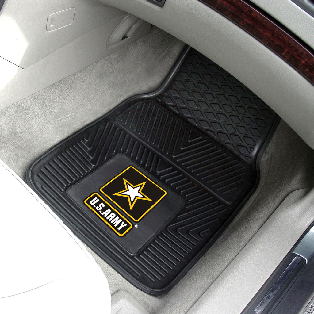 Fanmats - U.S. Army 2-pc Vinyl Car Mat Set 17''x27''