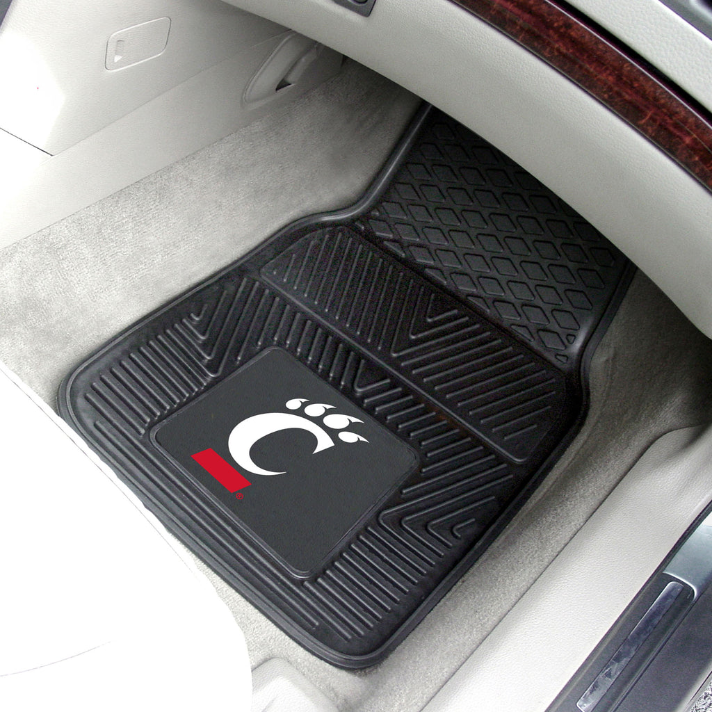 Fanmats - University of Cincinnati 2-pc Vinyl Car Mat Set 17''x27''