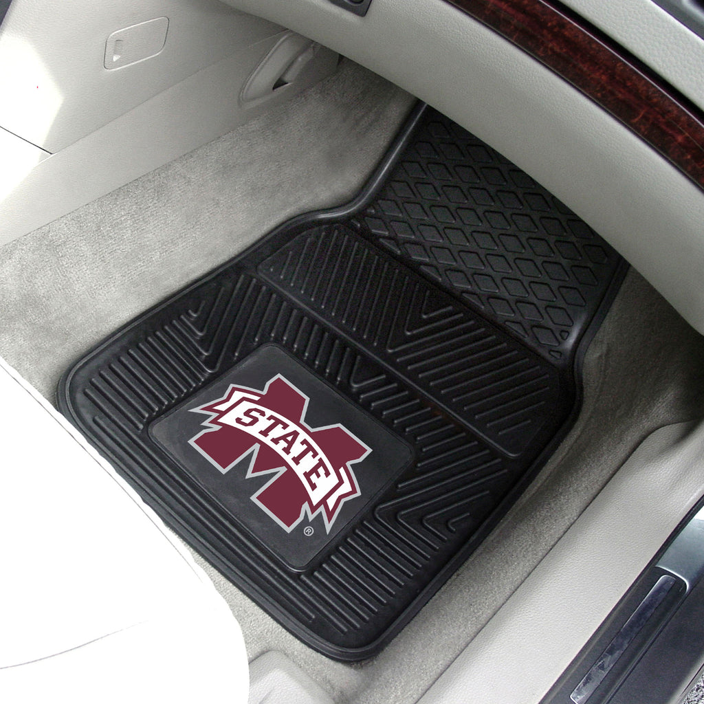 Fanmats - Mississippi State University 2-pc Vinyl Car Mat Set 17''x27''