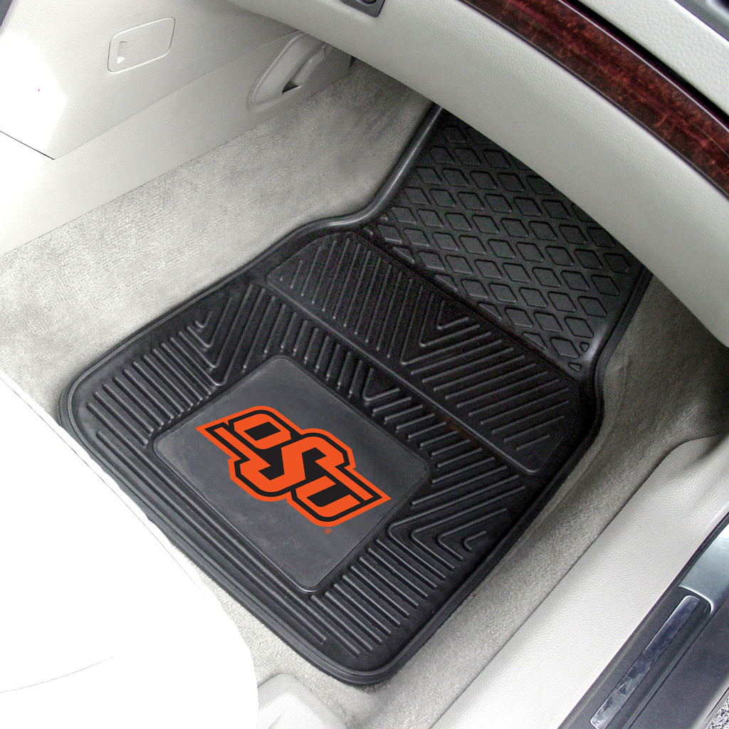 Fanmats - Oklahoma State University 2-pc Vinyl Car Mat Set 17''x27''