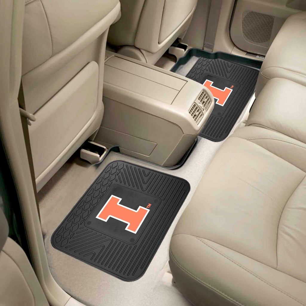 Fanmats - University of Illinois 2 Utility Mats 14''x17''