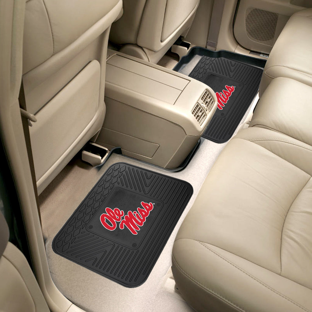 Fanmats - University of Mississippi (Ole Miss) 2 Utility Mats 14''x17''
