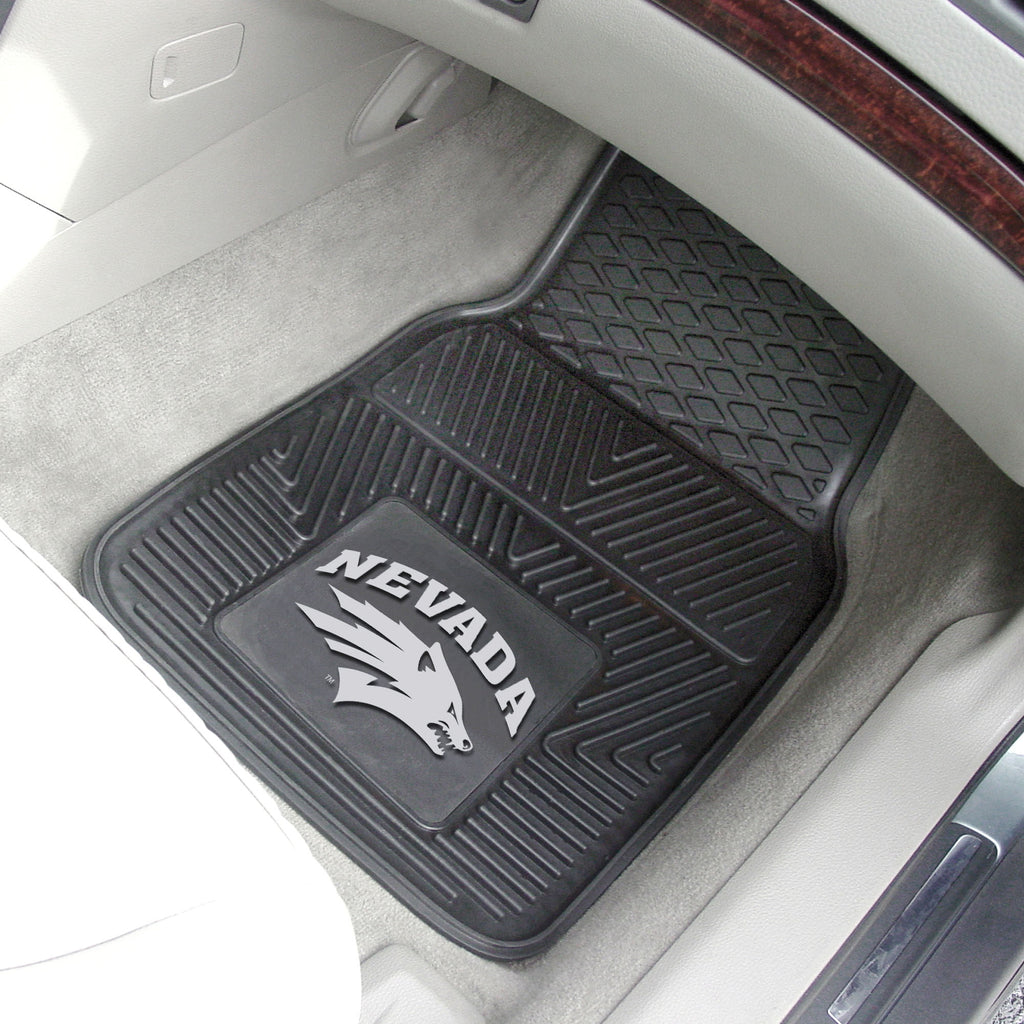 Fanmats - University of Nevada 2-pc Vinyl Car Mat Set 17''x27''