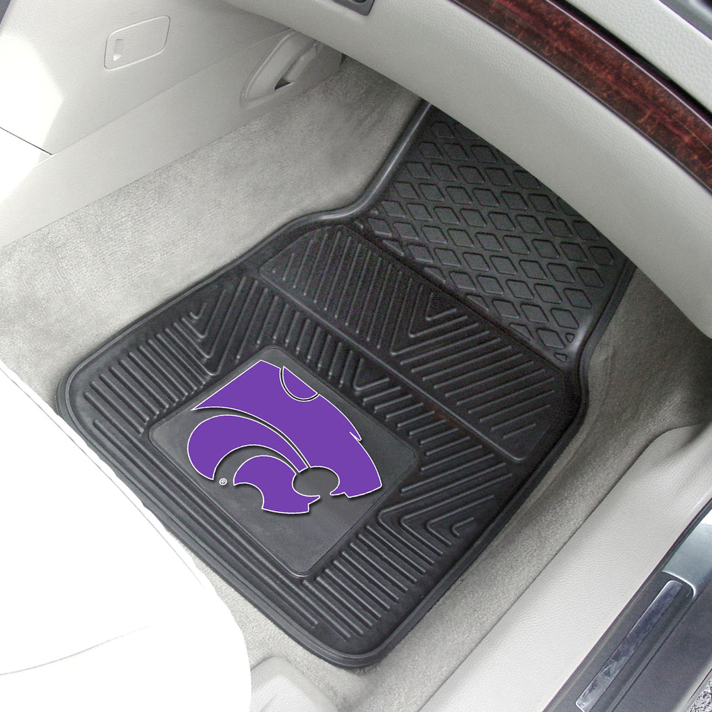 Fanmats - Kansas State University 2-pc Vinyl Car Mat Set 17''x27''