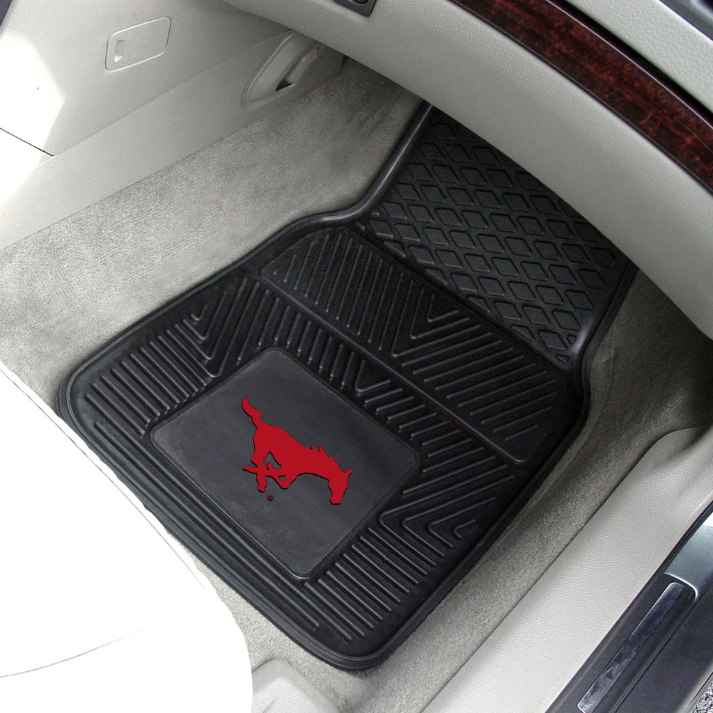 Fanmats - Southern Methodist University 2-pc Vinyl Car Mat Set 17''x27''