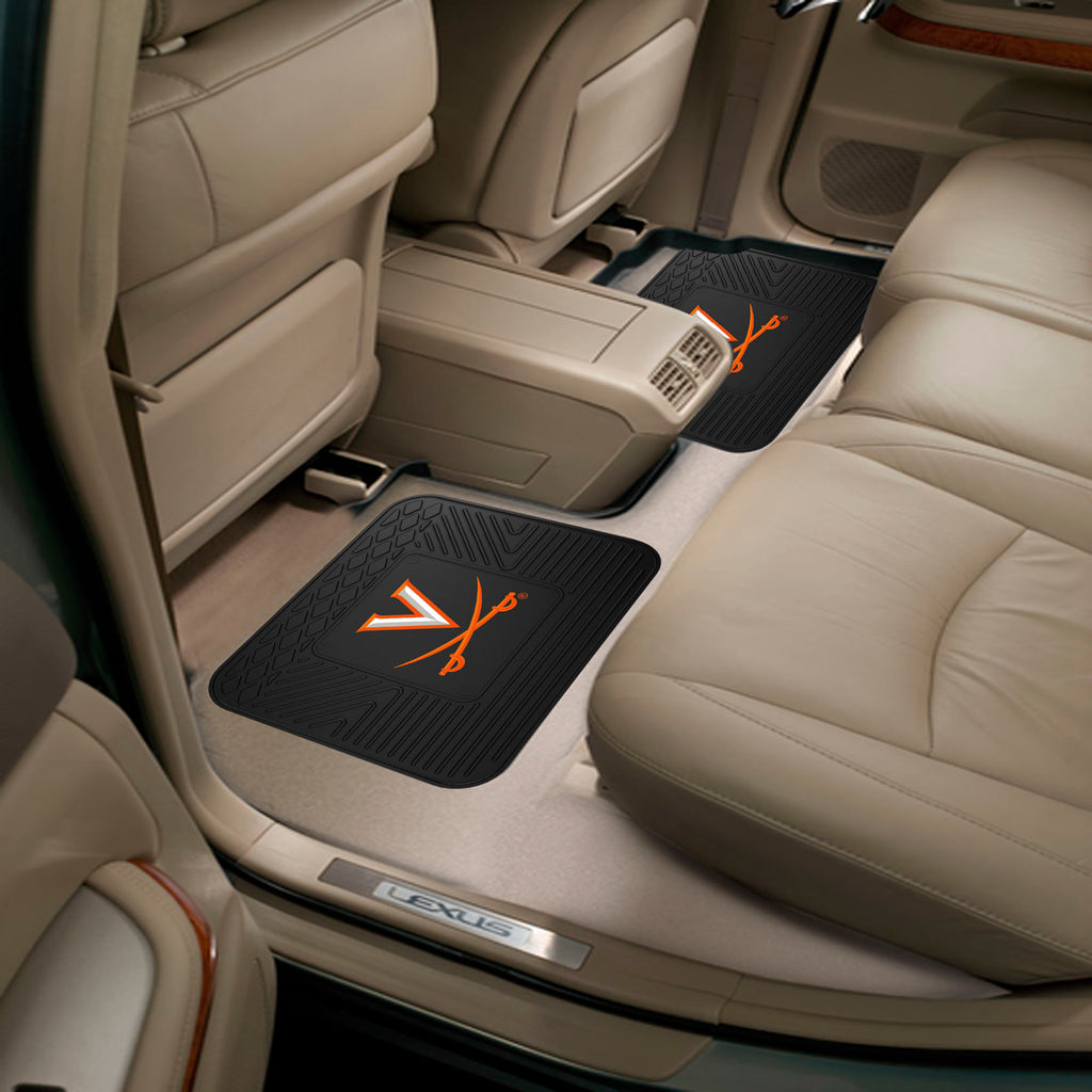 Fanmats - University of Virginia 2 Utility Mats 14''x17''