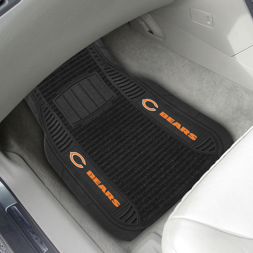 Fanmats - NFL - Chicago Bears 2-pc Deluxe Car Mat Set 21''x27''