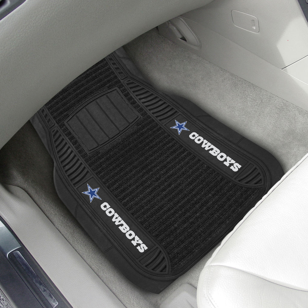 Fanmats - NFL - Dallas Cowboys 2-pc Deluxe Car Mat Set 21''x27''
