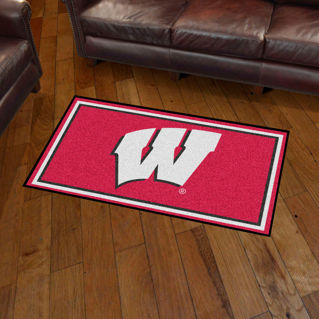 Fanmats - University of Wisconsin 3x5 Rug 36''x 60''