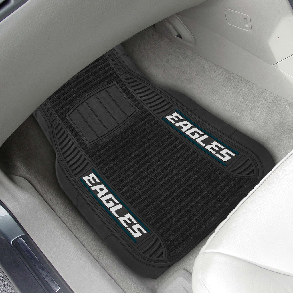 Fanmats - NFL - Philadelphia Eagles 2-pc Deluxe Car Mat Set 21''x27''